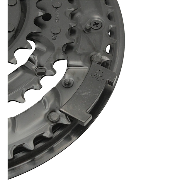 Система шатунів мтв велика SHIMANO ALTUS FC-M371-L AL.чорна (26/36/48Т) L-170мм, для 9-швидк. фото westvelo.com