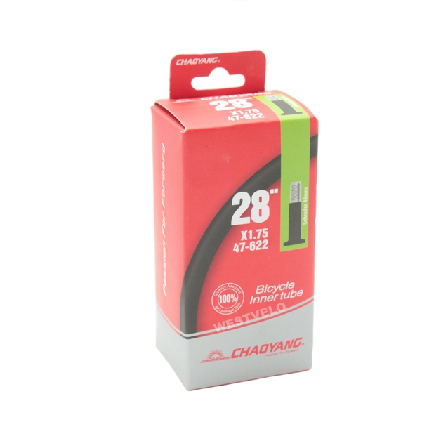 Камера 28. довгий ніпель AV 48mm CHAOYANG (1.75) фото westvelo.com