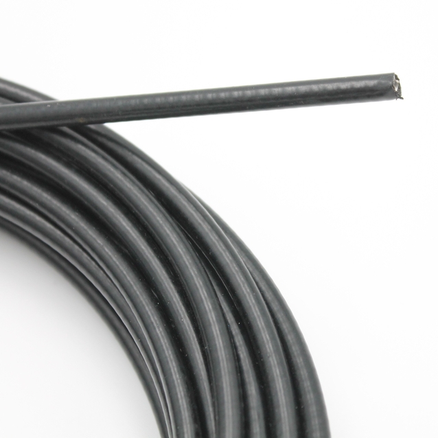 Кожух гальмівного троса Ø5mm 10м (бухта) чорний фото westvelo.com