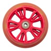 Колесо самоката дитячого поліуретан Ø135мм, діодне, червоний фото westvelo.com
