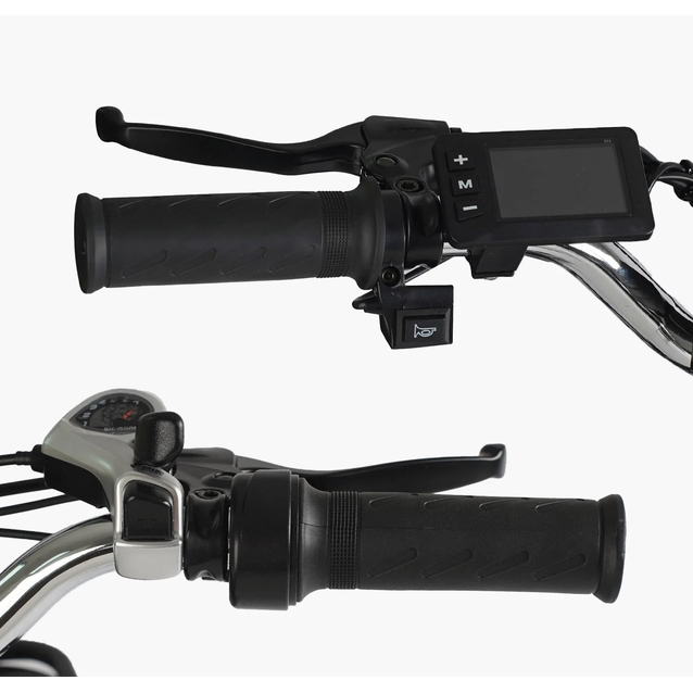 Електровелосипед 24 ST Corso «ROCCO» RC-40716 сталь, двигун  500W, акумулятор 48V20Ah літієвий, білий фото westvelo.com