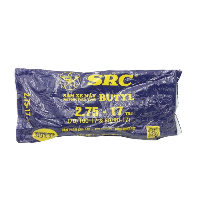 Камера "17" 2.75-17 (70/100-17 80/90-17) В'єтнам SRC, (TR-4) бутилова фото westvelo.com