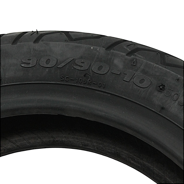 Покришка "10"  90/90-10 Б/К DELI TIRE Індонезія SC-109-R дорожня TL фото westvelo.com