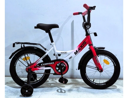 Дитячий велосипед 16 ST Corso «MAXIS» MX-23965 біло-червоний