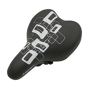 Сідло дитяче №327 чорне з білими квадратами (210х140)