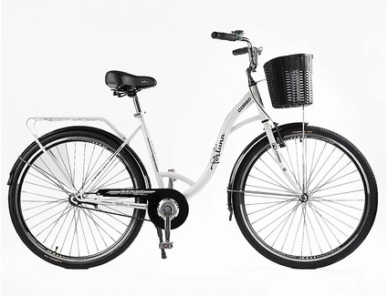 Міський велосипед 28 ST Corso «FORTUNA» FR-28006 сталь 20", білий(2) (+к/к/б)