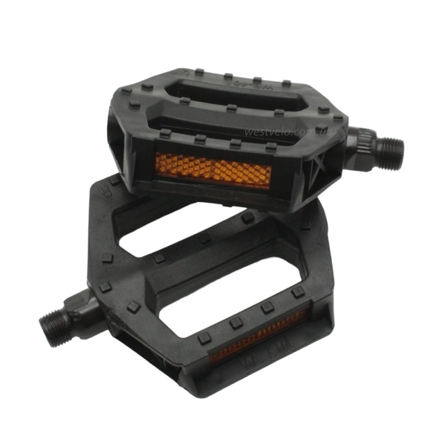 Педалі пластик NECO №401, чорні фото westvelo.com