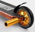 Самокат трюковий Best Scooter «ABSTRACTION» BS-77225 помаранчевий,  HIC-система, пеги, AL диск та дека, колеса PU Ø110mm, ширина керма - 60 см фото westvelo.com