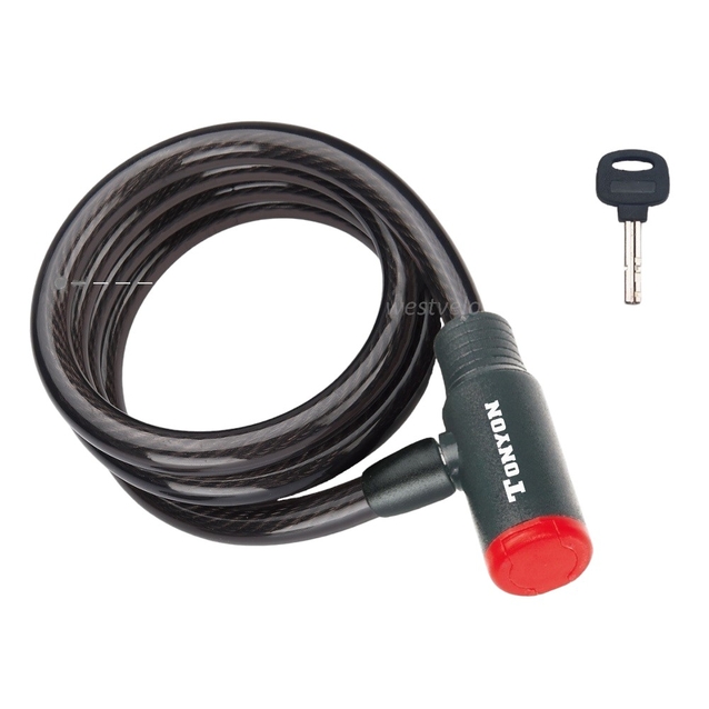 Замок на ключ TONYON 503 Ø10mm L-1500mm фото westvelo.com