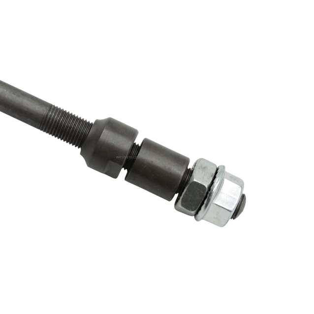 Вісь задньої втулки мтв Тайвань без пильників сіра L-180мм фото westvelo.com