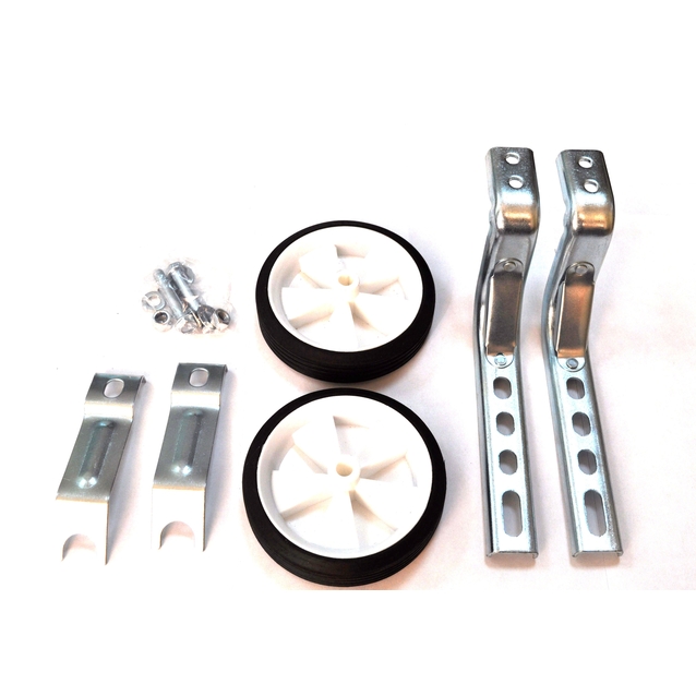 Бокові дитячі колеса (Ø 12-20) пластмасові HR09 чорні фото westvelo.com