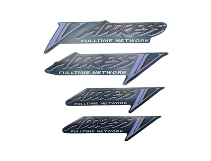 Наклейки "Address V" 2471 (23х6см)