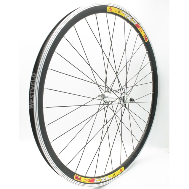 Колесо 26 перед, обід 2-ний чорний, втулка AL на промах, чорна спиця фото westvelo.com