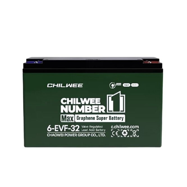 Акумулятор 12V 32Ah (графеновий) 6-EVF-32 (CH-0072V-L32) фото westvelo.com