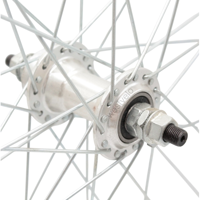 Колесо 27,5 перед, обід 2-ний сірий, втулка AL на промах, диск різьба фото westvelo.com