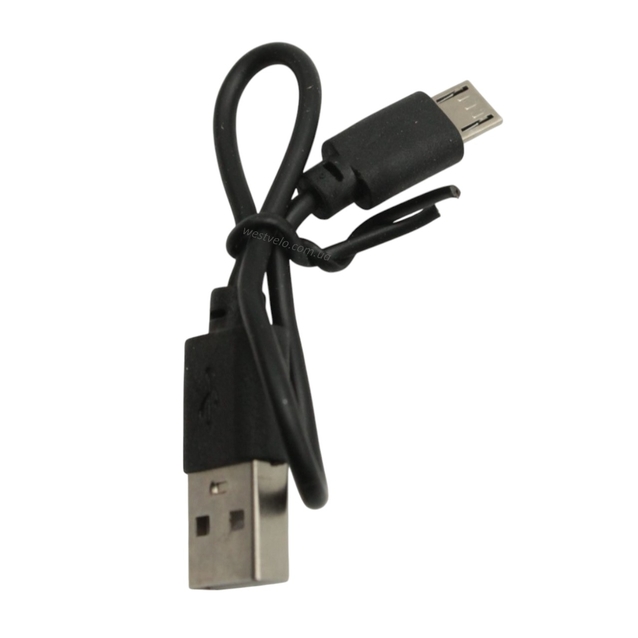 Мигалка usb зад. №056 VOLCANO біла (362) фото westvelo.com