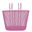 Кошик дитячий метал сіточка, на гачки, рожевий фото westvelo.com