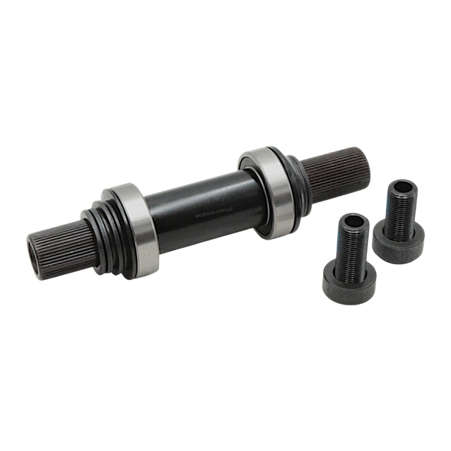 Каретка "шліци BMX KENLI (KL-11D) (48T-19мм" 140мм)  2 пром-підшипники (19*37*9) (Spanish Type) фото westvelo.com