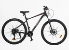 Велосипед 29 AL Corso «CYBER» CB-29531 алюміній 19", (к-т SHIMANO) чорно-червоний фото westvelo.com