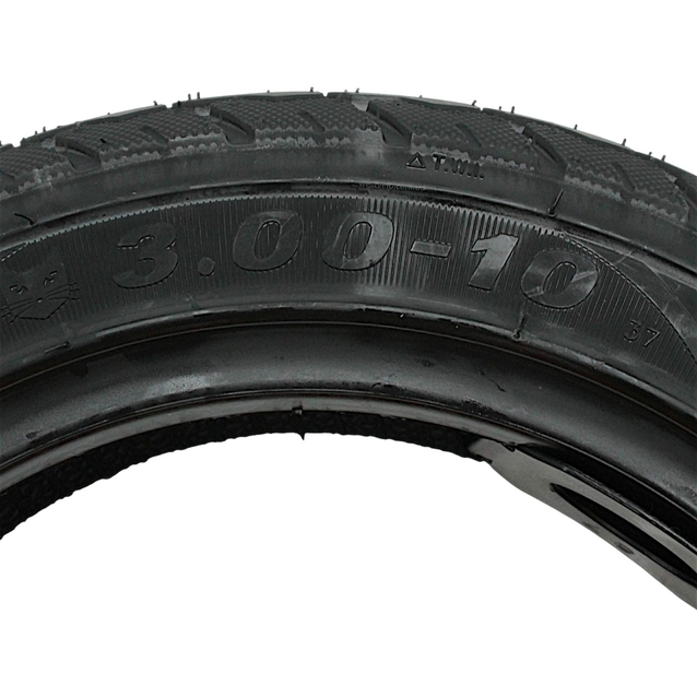 Покришка "10" 3.00-10 Б/К BLACK CAT (AK-517) STRONG 6PR дорожня TL фото westvelo.com