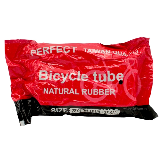 Камера турист 28. довгий ніпель AV 48mm PERFECT (28 1-3/8 1-5/8) (37-622) фото westvelo.com