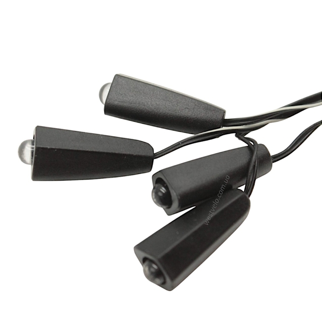 Габарит задній червоний JY-389 на рюкзак на шолом на батарейках фото westvelo.com