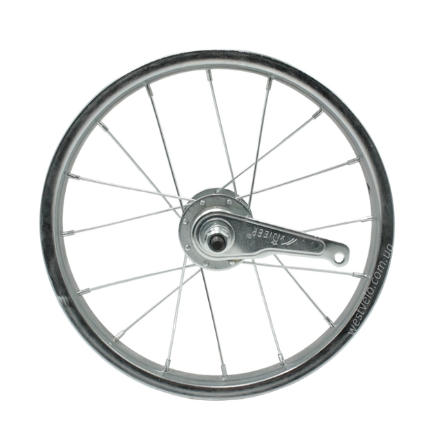 Колеса 14 обід нікель, перед + зад з втулкою Falcon + к-т. з фліпером. фото westvelo.com