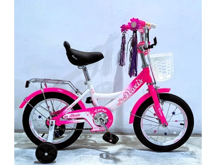 Дитячий велосипед 14 ST Corso «MAXIS» MX-11723 біло-рожевий