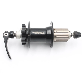 Втулка задня, (AL) TATU-BIKE, касета 8-9S, 4 пром підшипники, диск гальма 6 болтів, ексцентрик, чорна (14Gx36H)