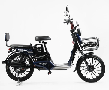 Електровелосипед 20 ST Corso «ATLANT PLUS» TL-28745 сталь, двигун 1000W, акумулятор 60V21Ah літієвий, синій