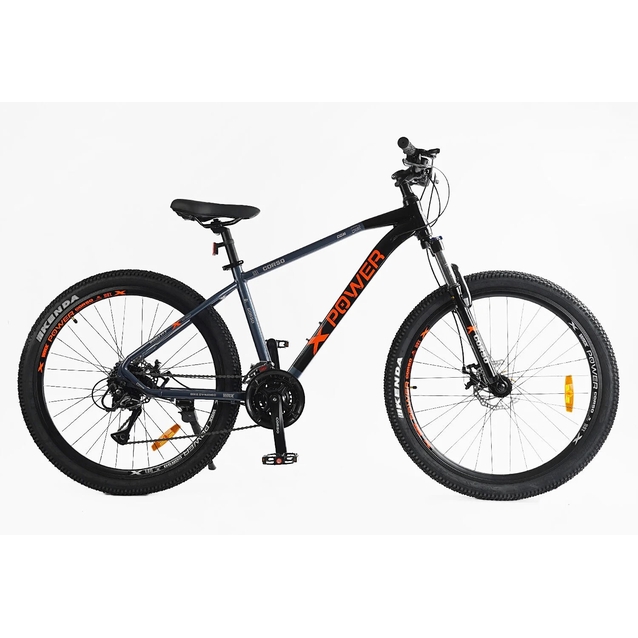 Велосипед 27.5 AL Corso «X-POWER» PW-30160 алюміній 17", (к-т SHIMANO) чорно-помаранчевий фото westvelo.com