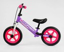 Велобіг 12 Corso, колеса - EVA (піна), сталева рама 19375 фіолетово-рожевий фото westvelo.com