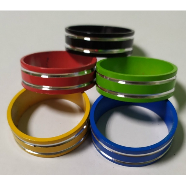 Спейсер AL. Ø28.6 - (L-10мм), кільце проставочне штоку вилки (різні кольори) фото westvelo.com