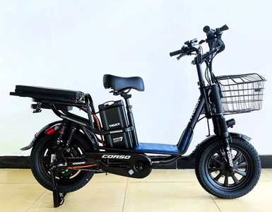 Електровелосипед 16 ST Corso «TRUCK» TR-10723, сталь, двигун 1000W, акумулятор 60V 26Ah літієвий чорний