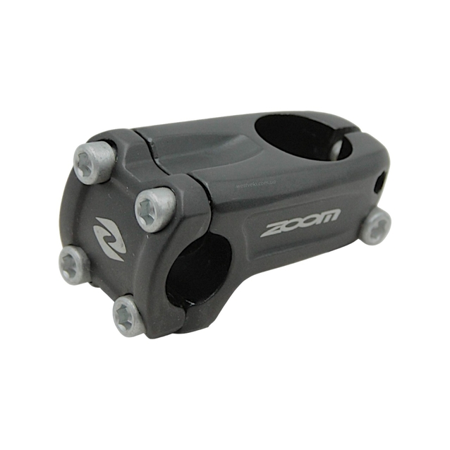 Винос руля на безрізьбову вилку AL. Ø28.6-Ø22.2мм, L-50мм, ZOOM (MX-625-8), чорний матовий фото westvelo.com