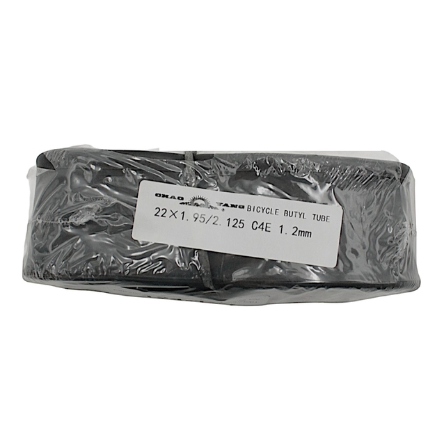 Камера 22-1.95/2.125 прямий ніпель DV 30mm CHAOYANG C4E-25A  для електровелосипеда E-bike (СЕЛЕП) (Dunlop) фото westvelo.com