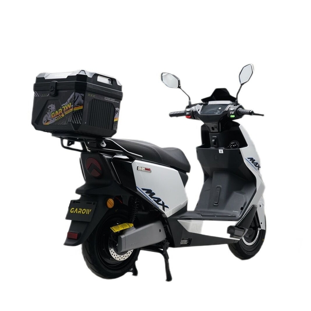 Електроскутер Garow «L850» GR-6340, двигун 2999W, акумулятор 72V 48Ah літій-залізо-фосфатний, срібний, колеса 12" фото westvelo.com