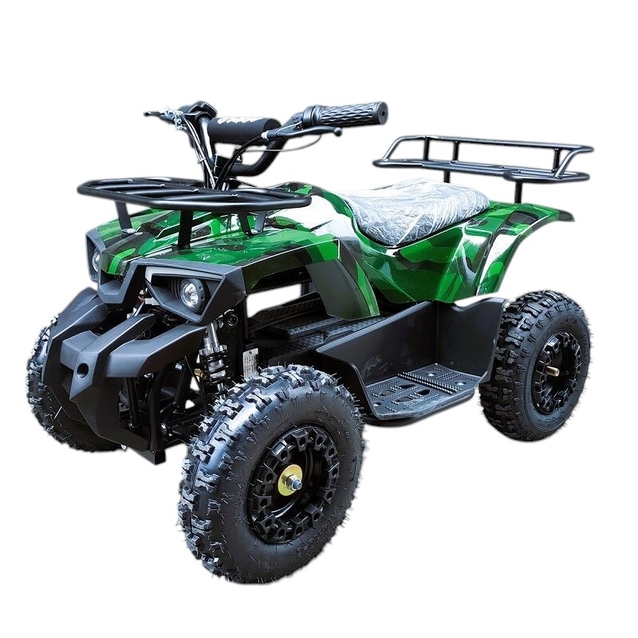 Електроквадроцикл Corso з захистом, RS-760912 двигун 1000W, акумулятор 48V 12Ah свинцево-кислотний, зелений фото westvelo.com