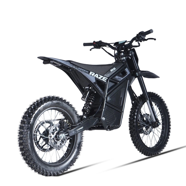 Електродіртбайк Corso «RAZE M8» GT-99060 двигун 2999W, акумулятор 72V 35Ah літієвий, чорний, колеса 19/17 " фото westvelo.com
