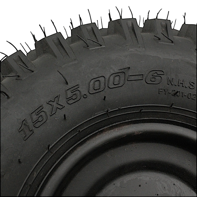 Покришка на квадроцикл  "6" 15х5.00-6 S.T FY-201 RIM 6x35 з диском + камера фото westvelo.com