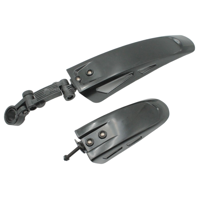 Крила 16-20 дитячі пластик №36 чорні, кріплення на тр. сідла фото westvelo.com