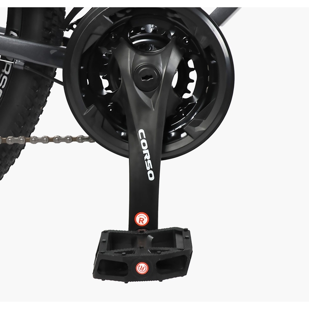 Велосипед 26 AL Corso «PROJECT»  RJ-26361 алюміній 13", (к-т SunRun) графітово-помаранчевий фото westvelo.com