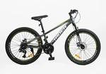 Велосипед 24 ST Corso «RIDER» RD-24605 сталь 11", (к-т LTWOO-A2) графітово-зелений фото westvelo.com