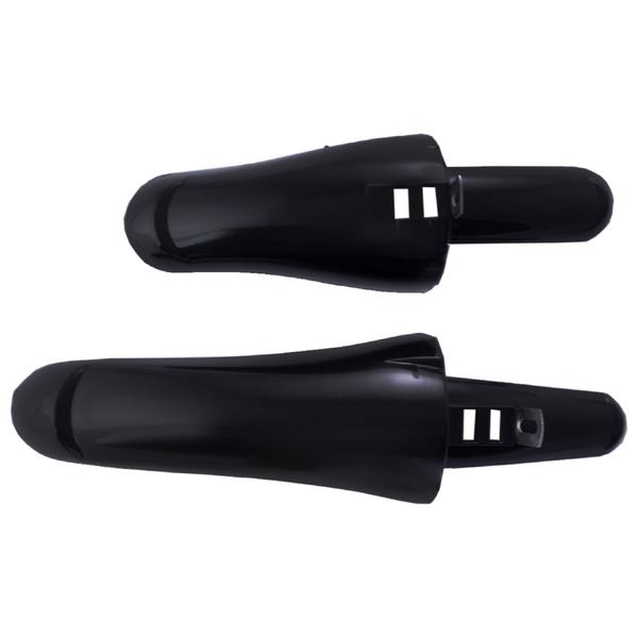 Крила 12-14 дитячі пластик №034 чорні, зад кріплення на раму фото westvelo.com