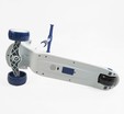 Самокат 5в1 Skyper FJ-59060, колеса PU125х40мм зі світлом, укр озвучування та підсвічування платформи, біло-синій фото westvelo.com