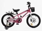 Дитячий велосипед 18 AL Corso «TAYGER»  TG-25402 алюмінієва рама, дискові гальма, рожевий фото westvelo.com