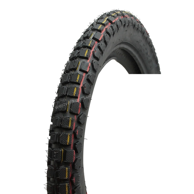 Покришка "18" 3.00-18 SC-TYRE (555) + камера, напів-шип TT фото westvelo.com