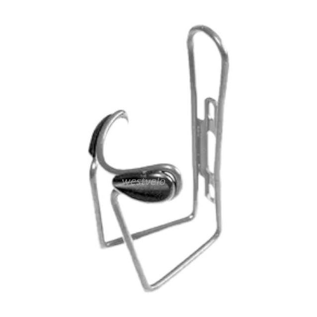 Фляготримач алюміній з пластмасовими вставками сірий фото westvelo.com