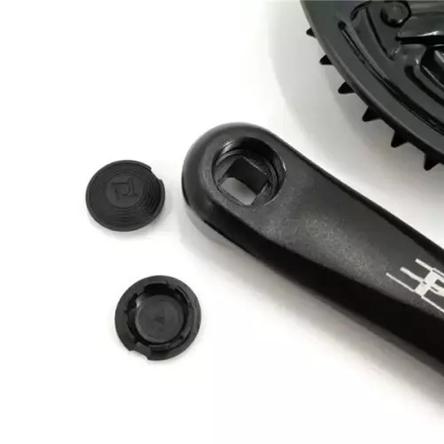 Система шатунів мтв велика PROWHEEL  AL. чорна (28/38/48Т) L-170мм. фото westvelo.com