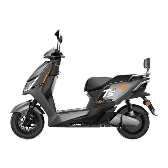 Електроскутер Yadea «T5L» 0010, двигун 1500W, акумулятор 72V 30Ah літій-залізо-фосфатний, графітовий, колеса 10" фото westvelo.com